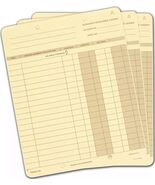 EGP One Write Ledger Card, 250 Ledgers - $109.91
