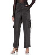 The Drop Women&#39;s Jessenia Shine Cargo Pants Size XL, Black. New With Tags - €25,55 EUR