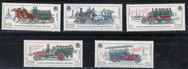 Russia Ussr Cccp 1984 Vf Mnh Stamps Set Scott # 5319-5323 Russian Fire Vehicles - £2.42 GBP