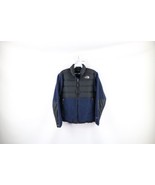 The North Face Boys Large Spell Out 550 Down Fill Denali Fleece Jacket Blue - $943.23 MXN
