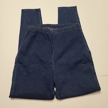 Kayo Clothing Company Womens Jeans Size Large Elastic Waist Dark Wash - $10.88