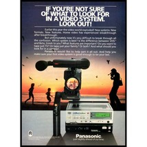 1984 Panasonic Portable VCR Camcorder Vintage Print Ad Family Beach Suns... - £8.30 GBP