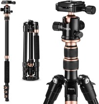 Lightweight Aluminum Travel Tripod Professional Compact Tripod Monopod F... - $61.94