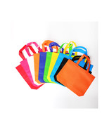 Reusable Gift Bags Multicolor Utility Bags Party Bags - One Dozen - £13.23 GBP