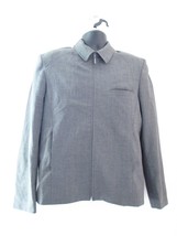 Jonathan Adams Men’s Grey Zip Up Blazer Jacket Size 38in Regular - $18.49