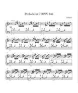 Prelude in C BWV 846 - J.S.Bach (Sheet Music Piano) - $6.08