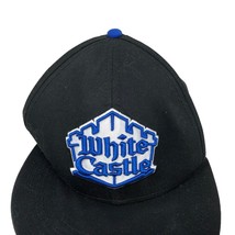 White Castle Snapback Hat Cap Black What You Crave Employee Uniform Embr... - £27.58 GBP