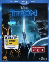 Tron: Legacy (Two-Disc Blu-ray/DVD Combo), Good DVD, Bruce Boxleitner,Olivia Wil - £3.35 GBP