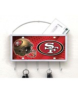 San Francisco 49ers Mail Organizer, Mail Holder, Key Rack, Mail Basket, ... - £26.06 GBP