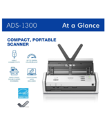 Brother ADS-1300 Compact Desktop Document Scanner  (ADS1300) - $203.82