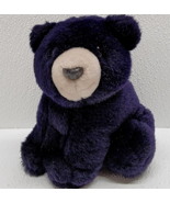Vintage 1993 Dakin Navy Blue Gray Bear Sitting Plush - $63.59 CAD