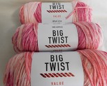 Big Twist Value lot of 3 Pink Ombre Dye Lot 450707 - $15.99
