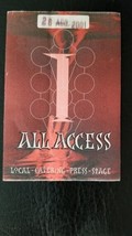 Madonna - Vintage Original Rosemont, Ill. 2001 Tour Cloth Backstage Pass - £15.05 GBP