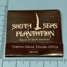 Vintage Matchbook  South Seas Plantation Resort Harbour  Captiva Island, Fl  gmg - £9.74 GBP