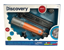 Discovery Juno 50 MM Tabletop Refractor Telescope Set, New in Package - $32.18