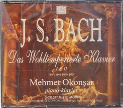 J.S. Bach Das Wohltemperierte Klavier M Okonsar 1 &amp; 2 Piano(3 CD Mixed Mode Set) - £12.57 GBP