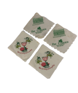 1960s New Orleans Pat O’Brien’s Cocktail Napkins Honey Bees Hurricane Pu... - £8.39 GBP