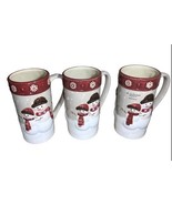 Set Of 3 Saint Nicolas Square Warm Wishes Coffee Mugs 16 Inches Long - $38.31