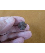 (CR593-109) 5/8&quot; Fairy Stone CHRISTIAN CROSS oiled Staurolite Crystal MA... - $16.99
