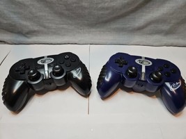 Lot of 2 Mad Catz Wireless Playstation 2 Controllers 8246 PS2 FOR PARTS - $13.87 CAD