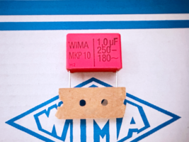 MKP 10 1,0µF WIMA 1uF 250VDC 180VAC Polypropylene Film Audio Capacitor - $3.30