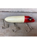 VINTAGE SOUTH BEND RED WHITE ORENO FISHING LURE 3.75&quot;  - £15.54 GBP