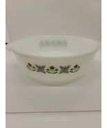 Vintage Anchor Hocking/Fire King Green Meadow Baking Dish 9&quot;  # 437 - £11.78 GBP