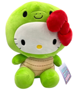 Hello Kitty Green Turtle Plush Toy 9 inch Sanrio Cute Gift New w/tag - $364.44 MXN