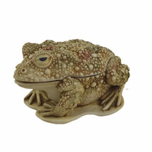 Harmony Kingdom English Treasure Jests Trinket Box Awaiting A Kiss Toad Frog U19 - £40.82 GBP