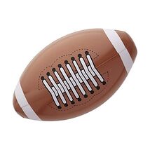 Inflatable American Football 36cm USA Sport Theme Inflatable Blow-Up Par... - $16.00