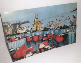 Vtg Postcard Aloha Hawaiian Theme Room Tiki Heathman Hotel Portland OR Unposted - £5.34 GBP