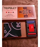 TRIPOLEY MICHIGAN RUMMY HEARTS &amp; POKER CROWN EDITION #225 Game  Vintage ... - $35.00