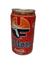 University of Florida 1991 SEC Champions Coca Cola Classic Can Gators Glitch UF - $10.65