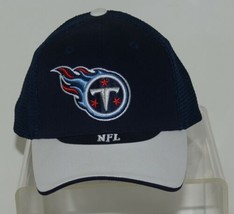 NFL Tennessee Titans Mesh Back Blue Off White PreCurved Bill Football Cap - $24.99