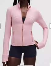 LULULEMON Define Cropped Jacket Nulu Pink Haze/Rose Gold 0 2 4 6 8 10 12... - $229.90