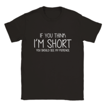 Funny short patience shirt tee shirt T-shirt apparel comic humor summer ... - £19.95 GBP+