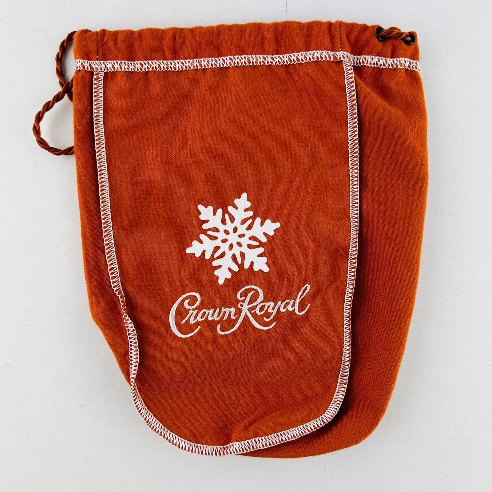 Crown Royal Salted Caramel Snowflake Limited Edition Bag 750 mL 9" Mint