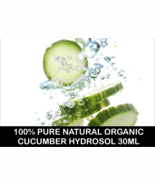 100% PURE ORGANIC CUCUMBER HYDROSOL - FACIAL CLEANSER - TONER - 30ML - $346.61 MXN