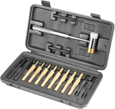 Wheeler Engineering Hammer and Punch Set with Brass, Steel, Plastic Punc... - £52.01 GBP