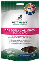Vet&#39;s Best Seasonal Allergy Soft Chews 1ea/30 Chews, 4.2 oz - £23.84 GBP