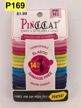 Pinccat Anti Slip Grip Elastic Damage Free Ponytail Holder #P169 14 Count - £1.56 GBP