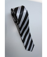 Black White #7 striped 5cm Necktie - $19.99