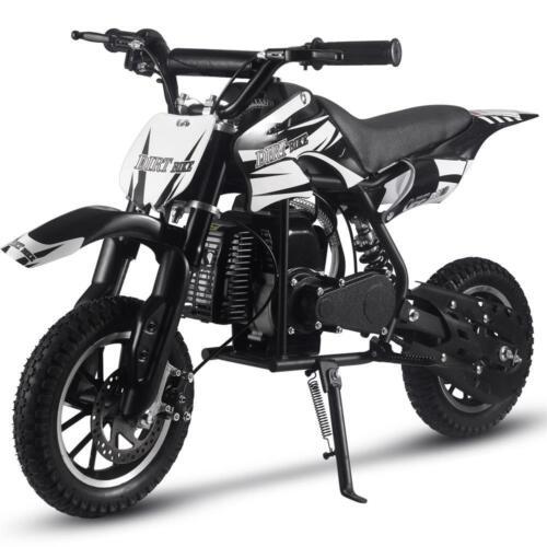 MotoTec Gas Dirt Bike Alien 50cc 2-Stroke in Black Kids&#39; Dirt Bike for T... - $349.00
