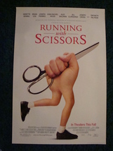 RUNNING WITH SCISSORS - MOVIE POSTER - £16.78 GBP