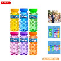 Assorted Color Bubble Bottles - 6 PCS Toddler Safe Wands for Outdoor Fun - $21.73