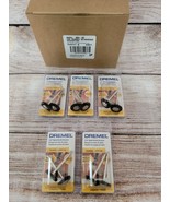 (Lot of 5) Dremel 403-02 Set of 2 Nylon Bristle Brushes New/Sealed - £26.47 GBP