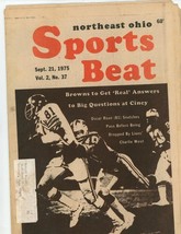 Northeast Ohio Sports Beat Sept 21 1975 - £11.70 GBP