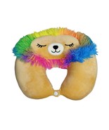 New Squishmallows Kids Rainbow Lion LIANNE Travel Car Pillow - £19.38 GBP
