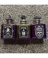 Iridescent Glass Mini Potion Bottles Poison Vampire Venom &amp; Witches Brew - $220.49 MXN