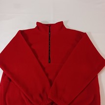 Athletic Style New York Men's Red 1/4 Zip Fleece Pullover Sweatshirt Size Large image 9